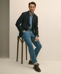 Men Straight Fit Denim Jeans - Brooks Brothers Near me