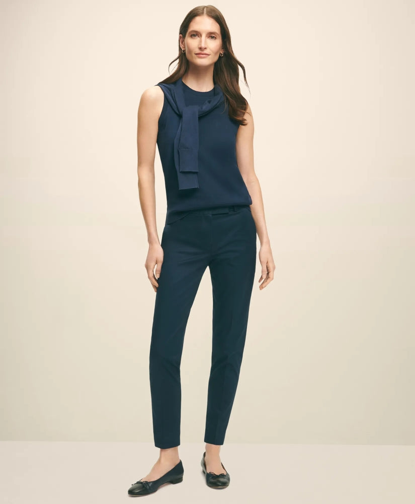 Women Stretch Cotton Advantage Chino - Brooks Brothers On sale