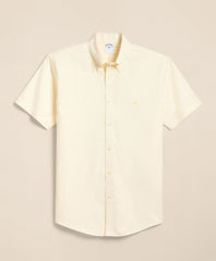 Men Stretch Non-Iron Cotton-Oxford Polo Button-Down Short-Sleeve Sport Shirt - Brooks Brothers On sale