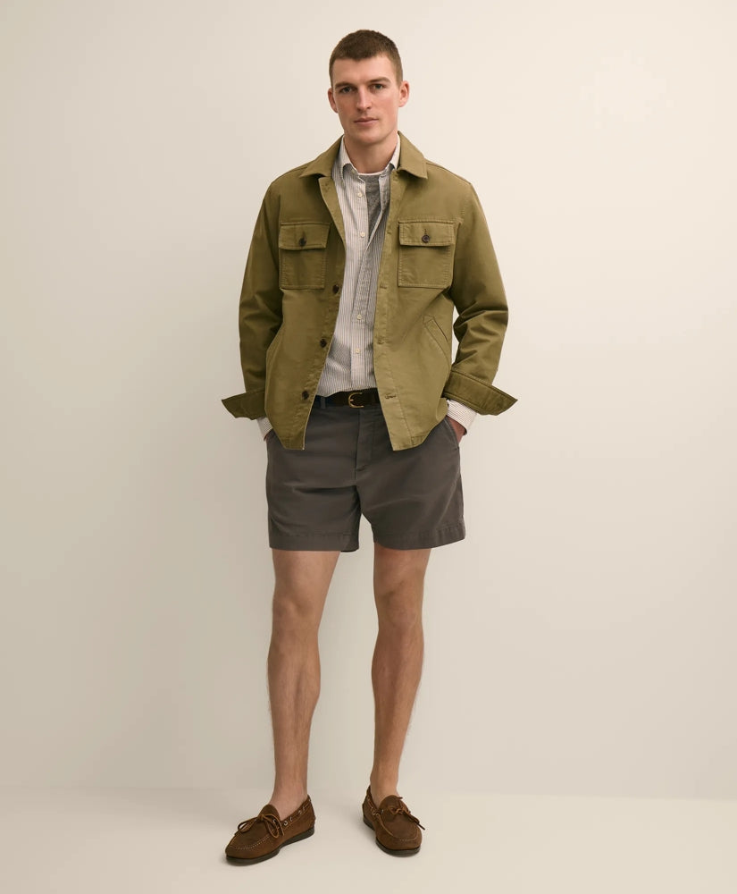 Men The 7" Friday Chino Short - Brooks Brothers Discount