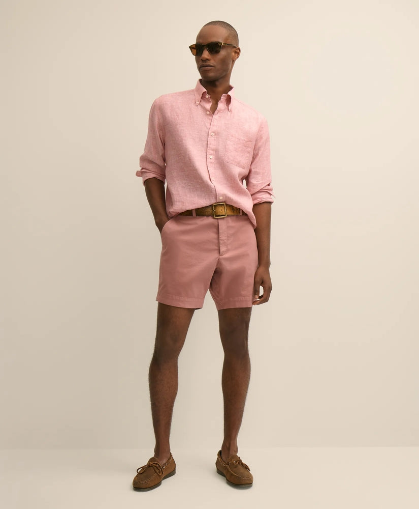 Men The 7" Friday Chino Short - Brooks Brothers Discount