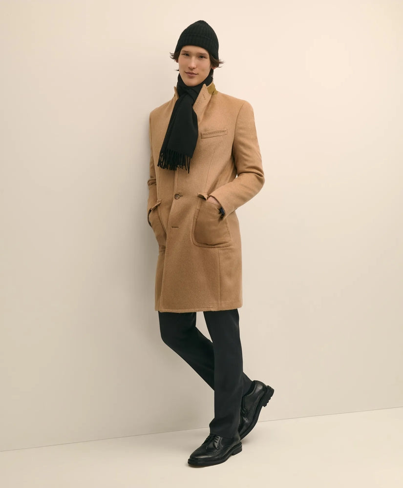 Men The Camel Hair Top Coat - Brooks Brothers sale