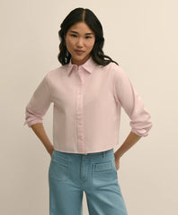 Shirts The Cropped Button-Down Striped Shirt - Brooks Brothers