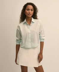 Women The Cropped Stripe Shirt - Brooks Brothers On sale