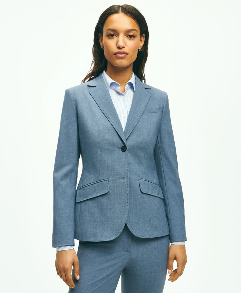 Women The Essentials Brooks Brothers Stretch Wool Jacket - Brooks Brothers Online