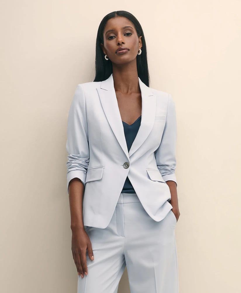 Sale The Essentials Wool Peak Lapel Jacket - Brooks Brothers sale
