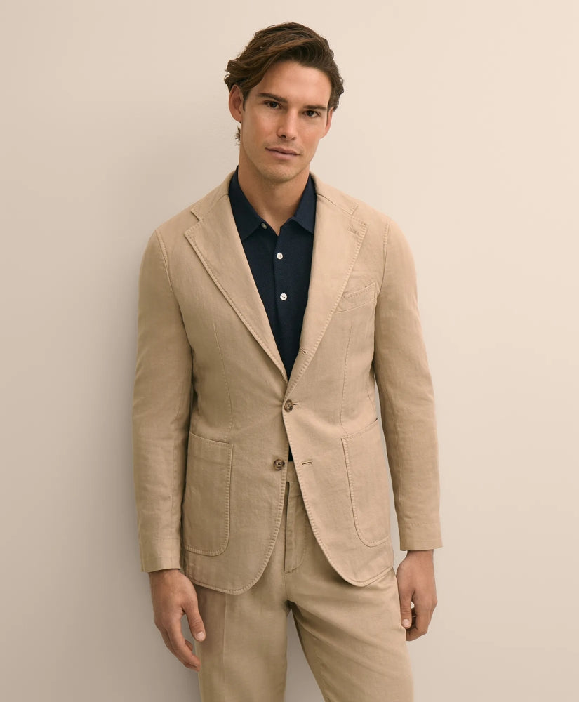 Tailored The Garment-Dyed Suit Jacket - Brooks Brothers Online