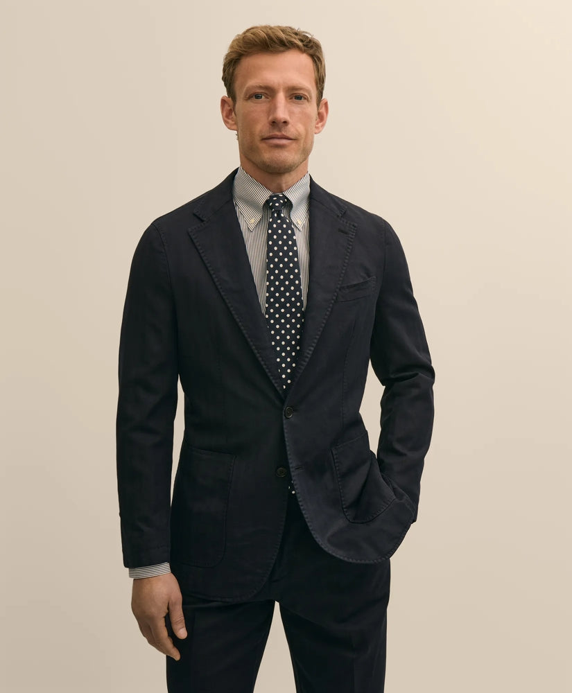 Tailored The Garment-Dyed Suit Jacket - Brooks Brothers Online