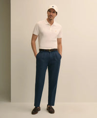 Men The Pleated Linen-Cotton Pants - Brooks Brothers Outlet