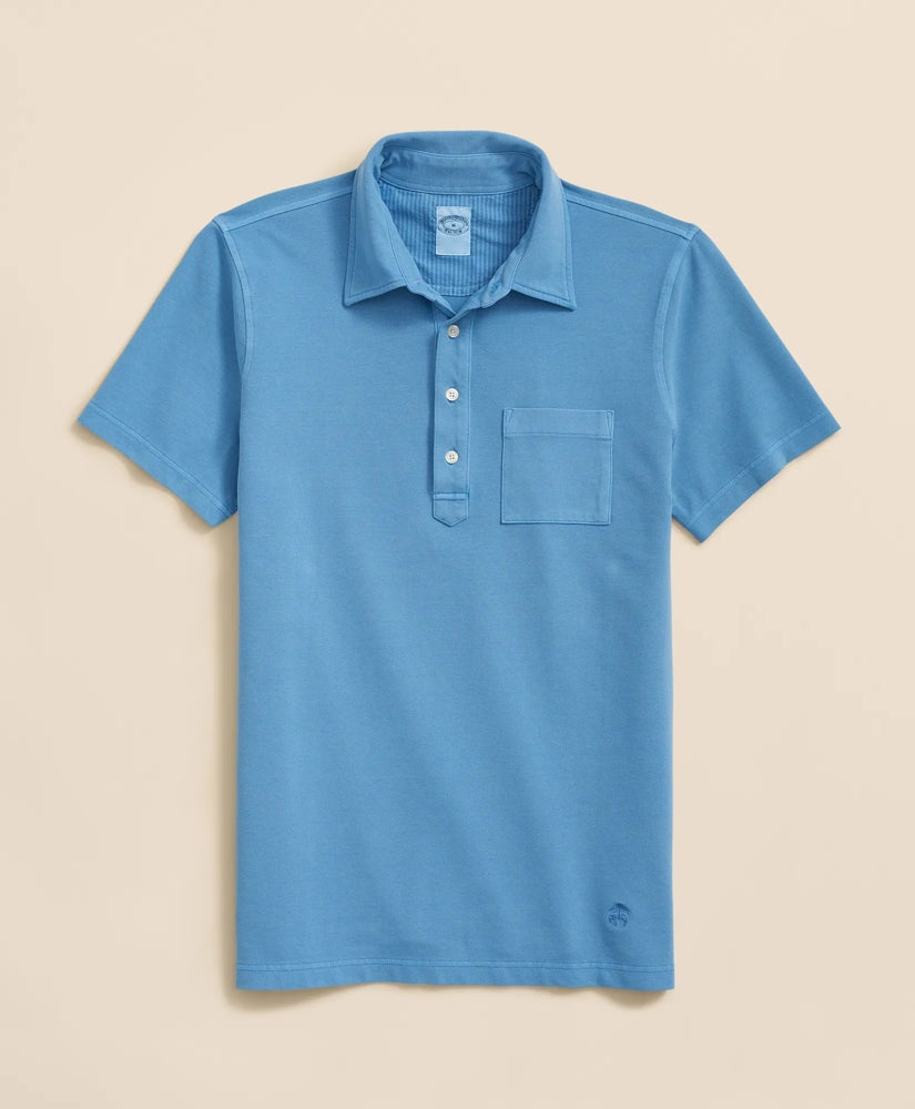 Men The Vintage Short-Sleeve Garment Dyed Polo Shirt - Brooks Brothers For sale