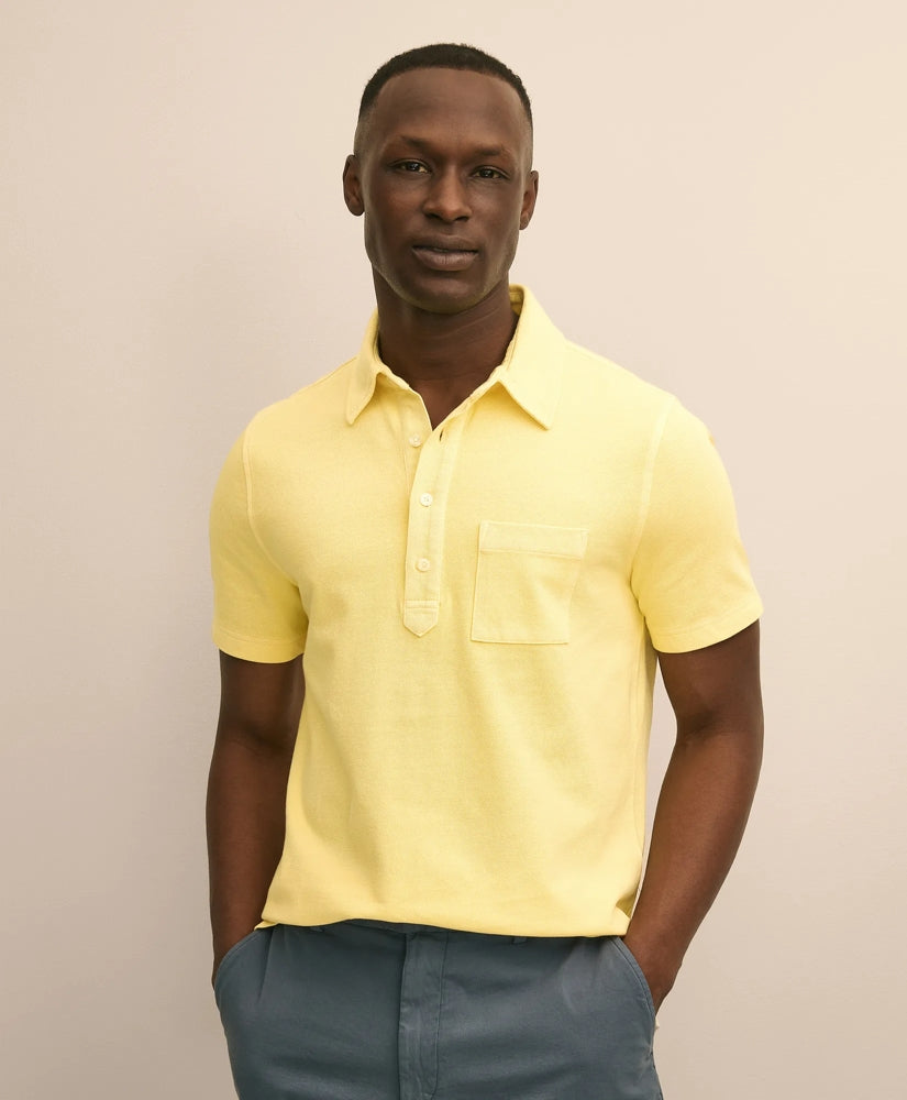 Men The Vintage Short-Sleeve Garment Dyed Polo Shirt - Brooks Brothers For sale