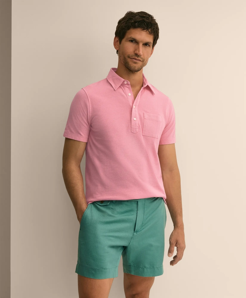 Men The Vintage Short-Sleeve Garment Dyed Polo Shirt - Brooks Brothers For sale