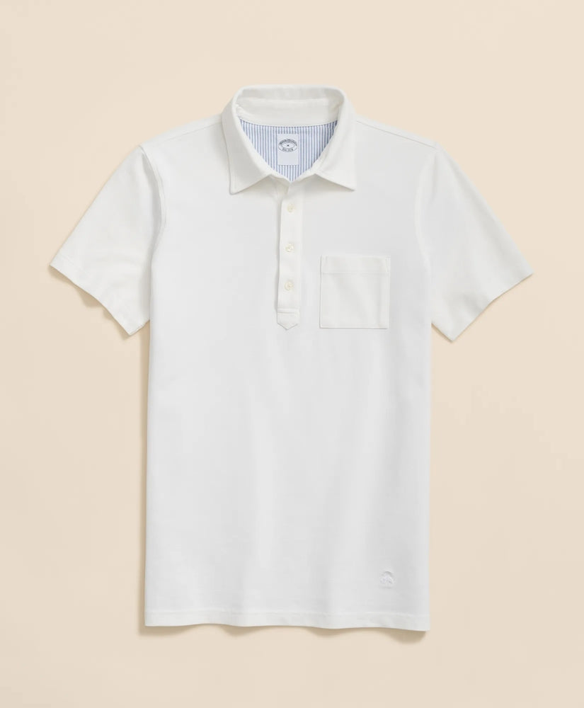 Men The Vintage Short-Sleeve Garment Dyed Polo Shirt - Brooks Brothers For sale