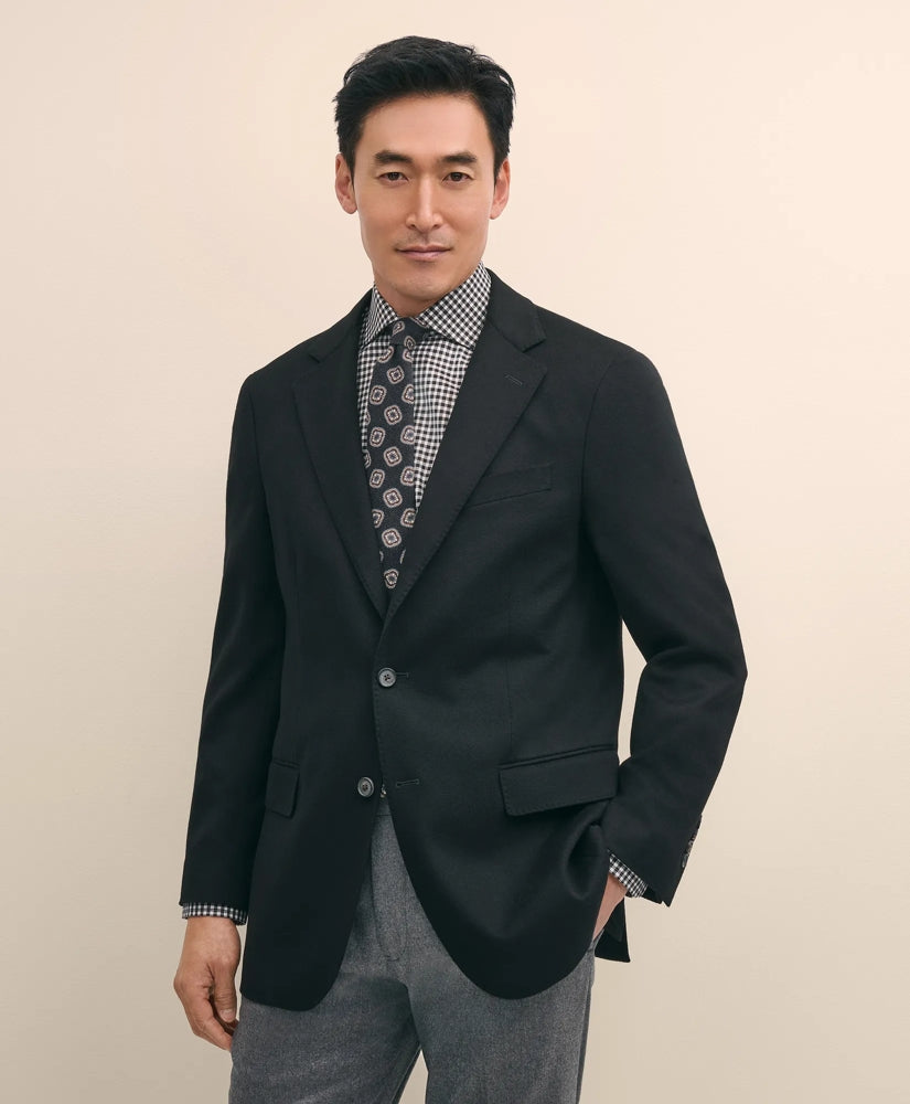 Tailored Traditional Fit Cashmere 1818 Sport Coat - Brooks Brothers On sale