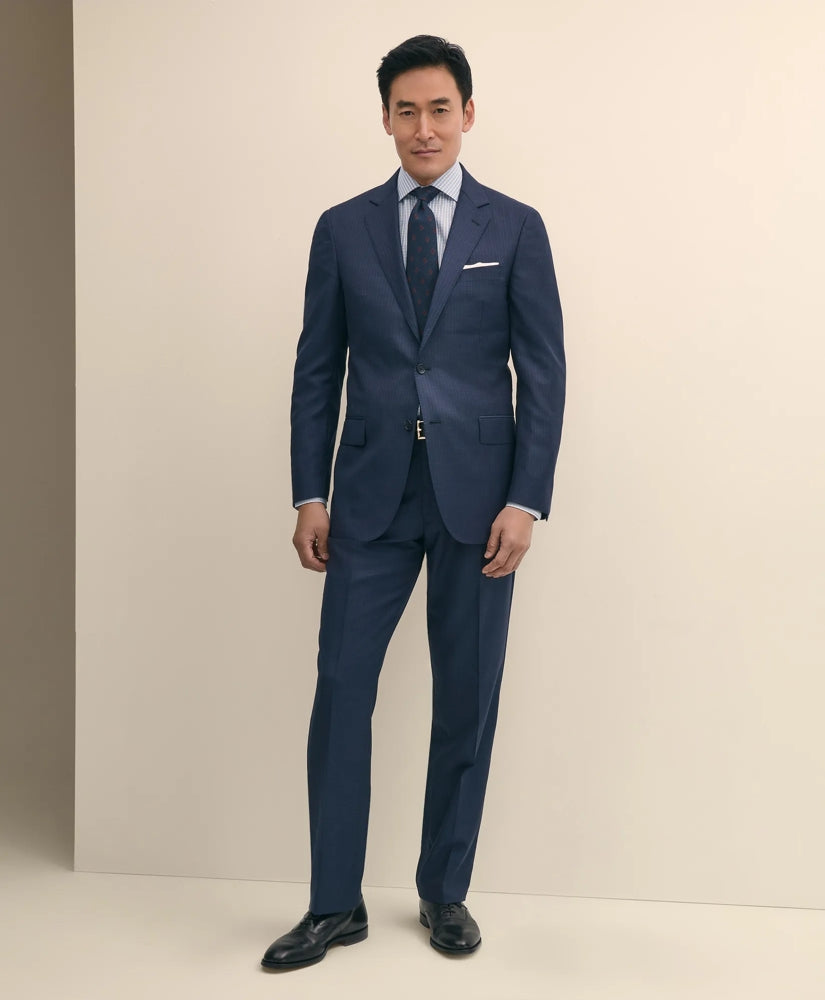 Tailored Traditional Fit Wool Pinstripe 1818 Suit - Brooks Brothers For sale