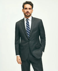 Tailored Traditional Fit Wool Tic 1818 Suit - Brooks Brothers Online