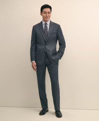 Tailored Traditional Fit Wool Windowpane 1818 Suit - Brooks Brothers US