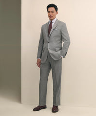 Tailored Traditional Fit  Wool Sharkskin 1818 Suit - Brooks Brothers sale