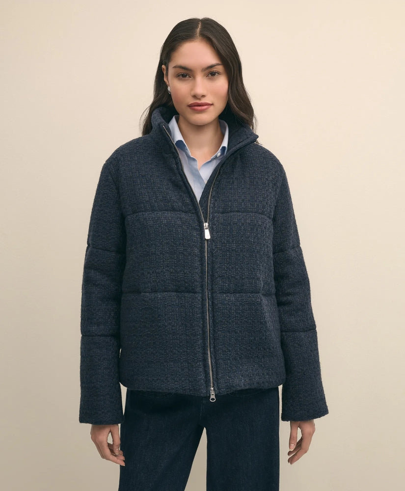 Sale Tweed Short Puffer Jacket - Brooks Brothers Gift