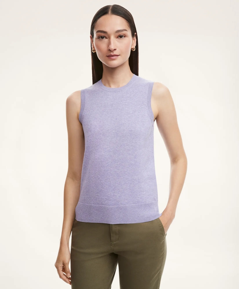 Women Twinset Shell in Supima - Brooks Brothers On sale
