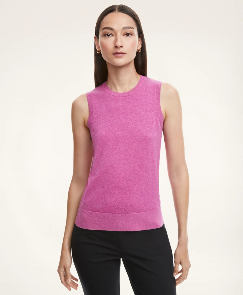 Women Twinset Shell in Supima - Brooks Brothers On sale