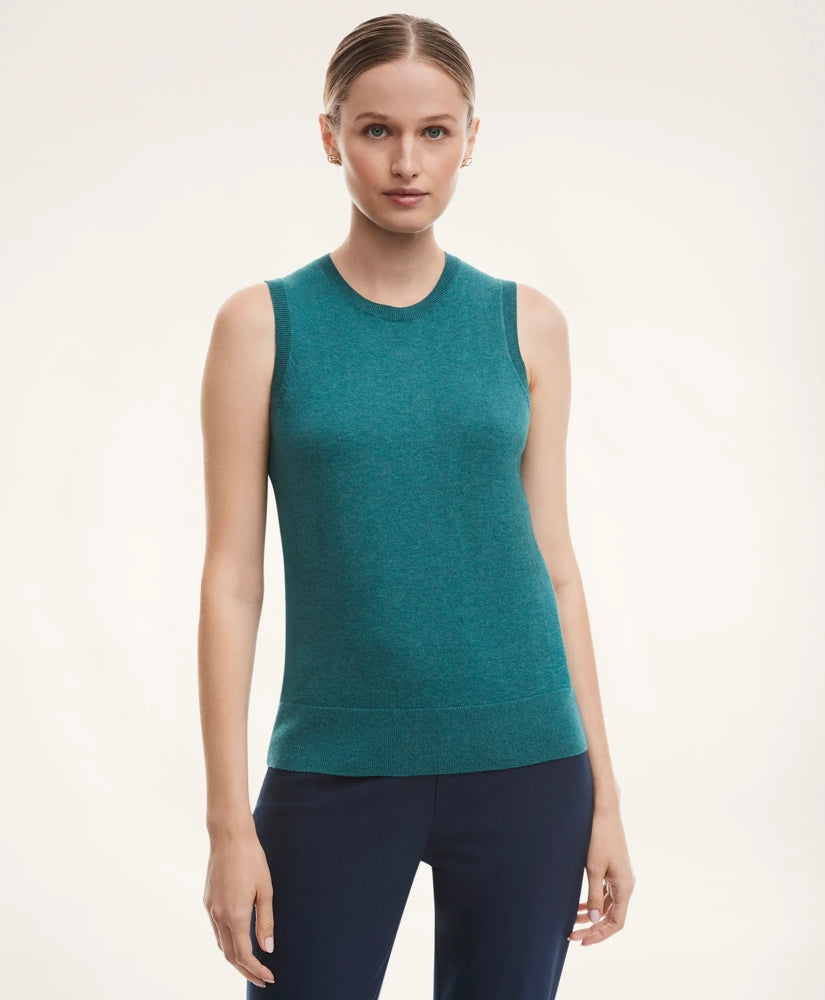 Women Twinset Shell in Supima - Brooks Brothers On sale