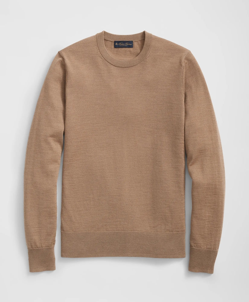 Men Ultimate Merino Wool Crewneck Sweater - Brooks Brothers US