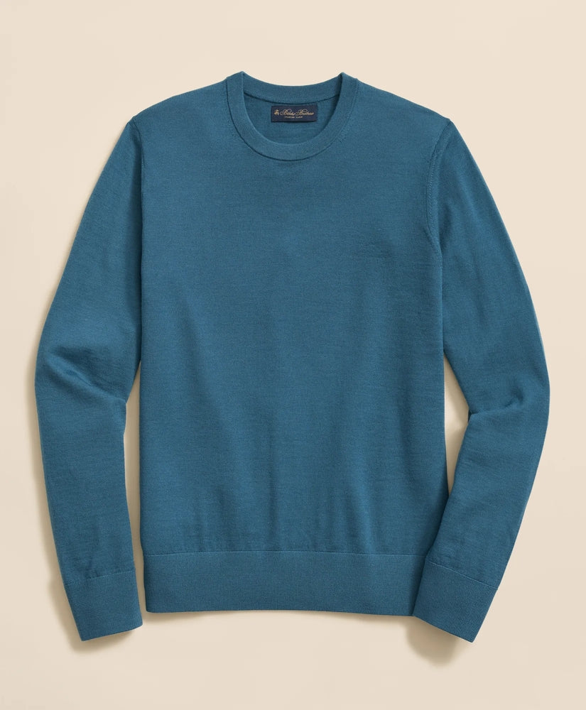 Men Ultimate Merino Wool Crewneck Sweater - Brooks Brothers US