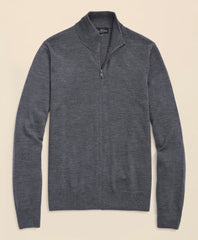 Men Ultimate Merino Wool Full Zip Sweater - Brooks Brothers Online