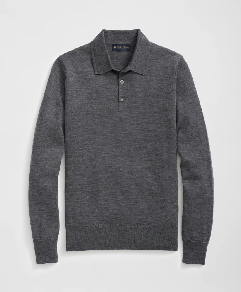 Men Ultimate Merino Wool Polo Sweater - Brooks Brothers Outlet