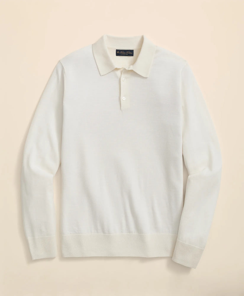 Men Ultimate Merino Wool Polo Sweater - Brooks Brothers Outlet