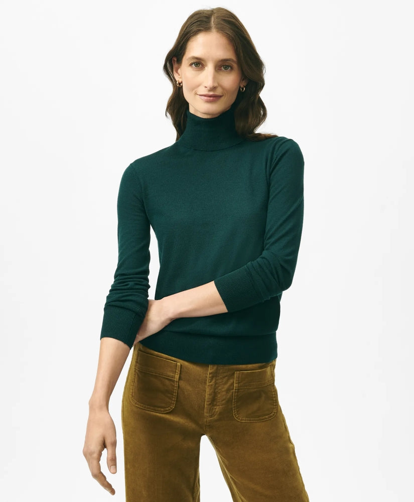 Women Ultimate Merino Wool Turtleneck - Brooks Brothers Gift