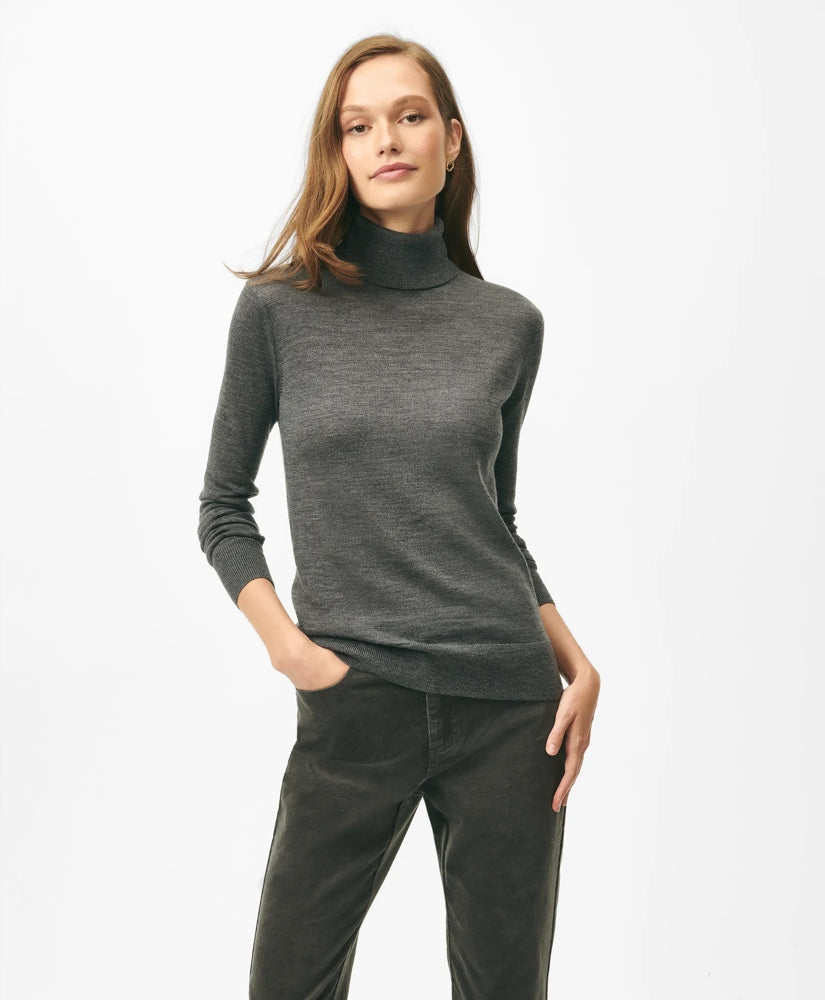 Women Ultimate Merino Wool Turtleneck - Brooks Brothers Gift
