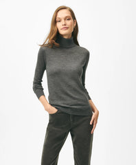 Women Ultimate Merino Wool Turtleneck - Brooks Brothers Gift