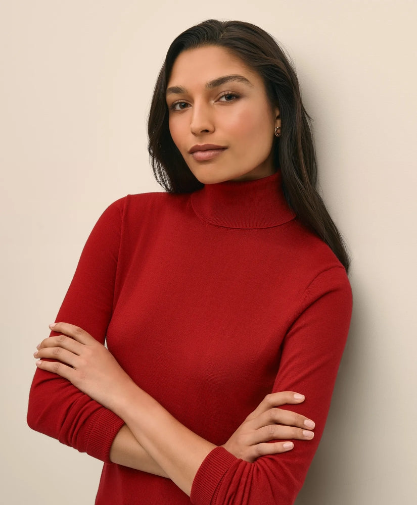 Women Ultimate Merino Wool Turtleneck - Brooks Brothers sale