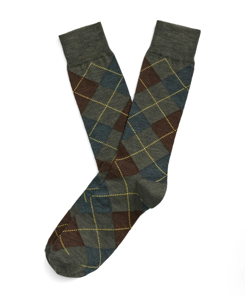Sale Wool Blend Argyle Socks - Brooks Brothers Near me