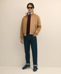 Men Wool Bomber Jacket - Brooks Brothers
