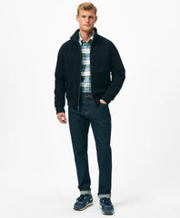 Men Wool Bomber Jacket - Brooks Brothers