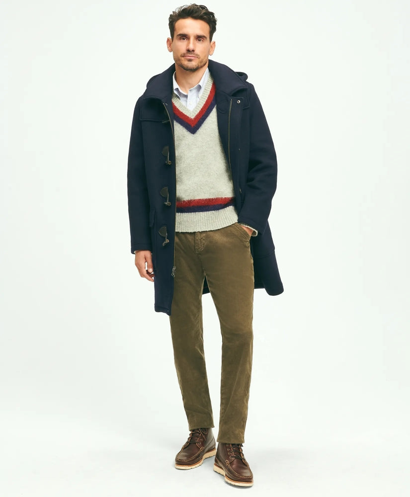 Men Wool Duffle Coat - Brooks Brothers US