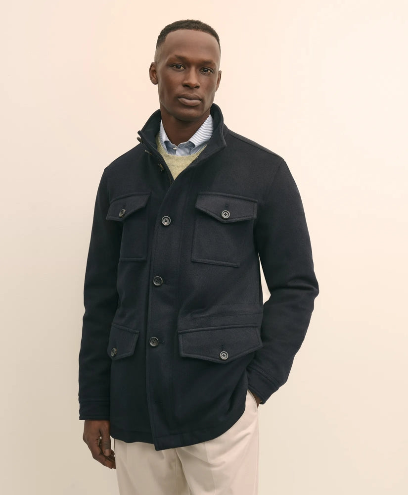 Men Wool Field Jacket - Brooks Brothers US