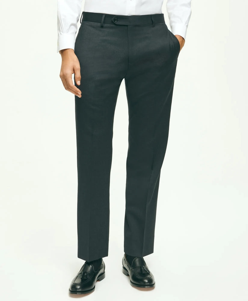 Men Traditional Fit Wool 1818 Dress Pants - Brooks Brothers sale