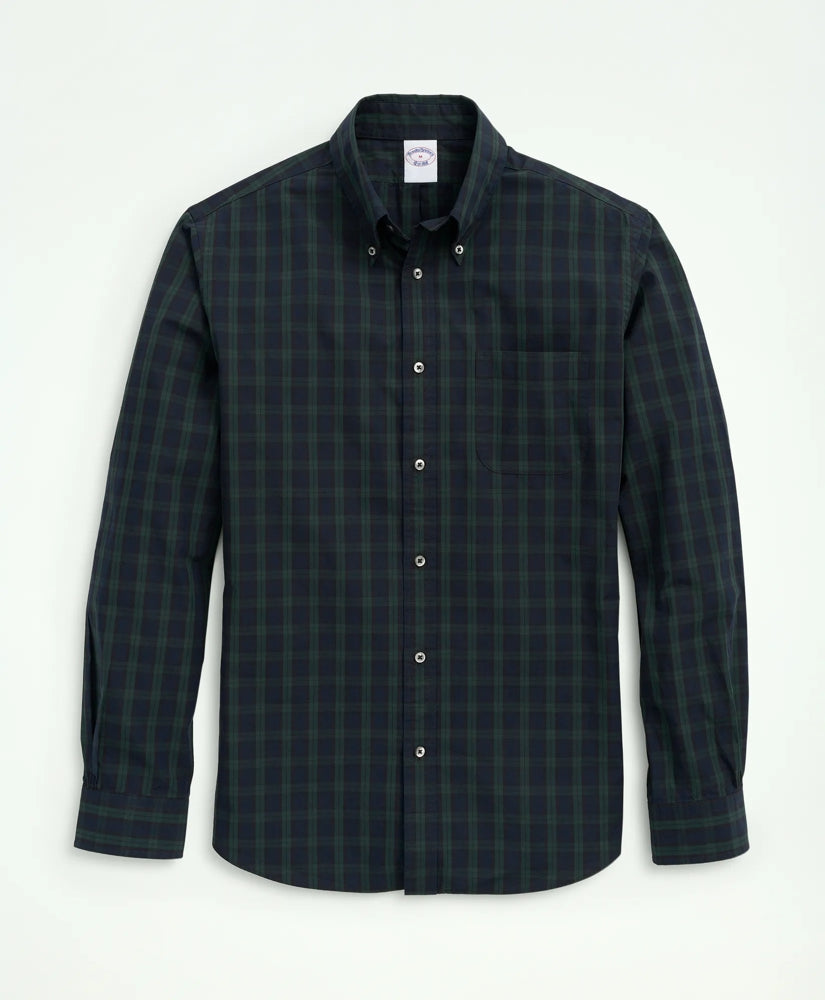 Sale Friday Shirt, Poplin Black Watch - Brooks Brothers Near me
