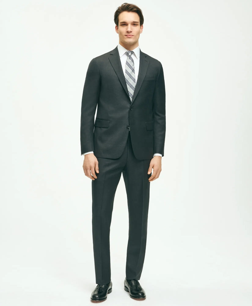 Tailored Classic Fit Wool Tic 1818 Suit - Brooks Brothers Online