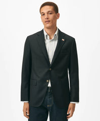 Men Slim Fit Stretch Saxxon™ Wool 1818 Blazer - Brooks Brothers Discount