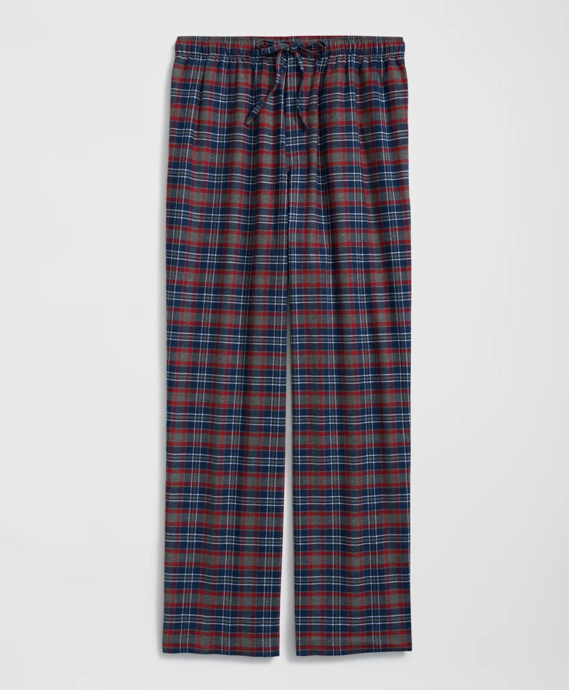 Sale Cotton Flannel Plaid Lounge Pants - Brooks Brothers sale