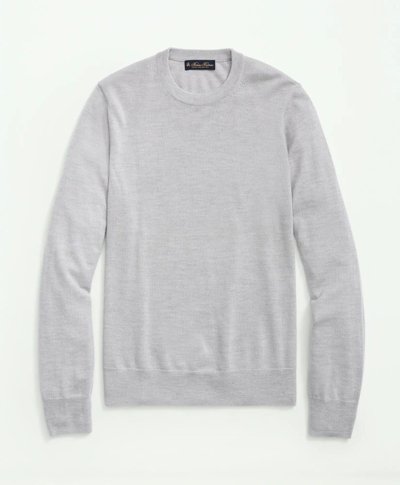Men Ultimate Merino Wool Crewneck Sweater - Brooks Brothers US