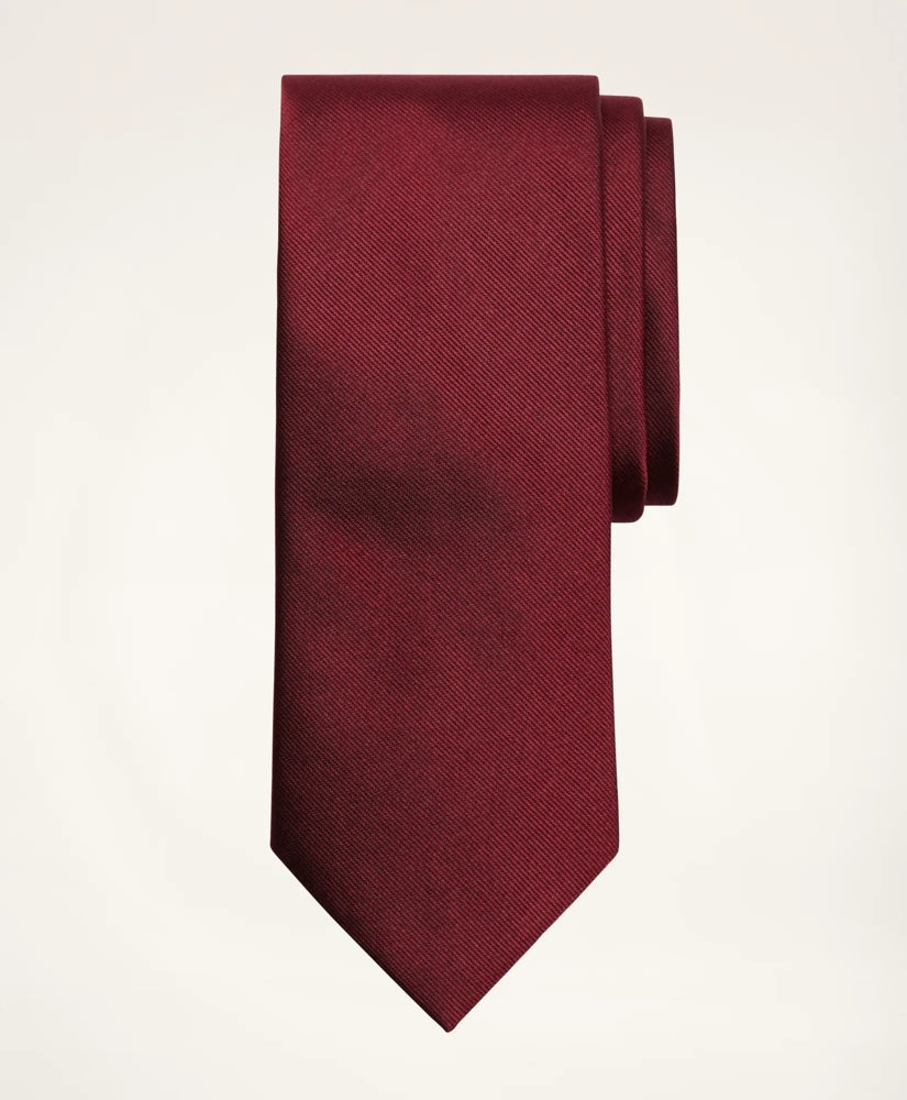 Tailored Solid Rep Tie - Brooks Brothers Online