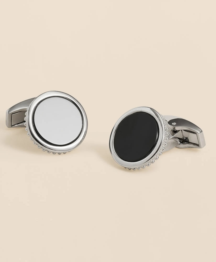 Men Agate Round Cufflinks - Brooks Brothers Gift