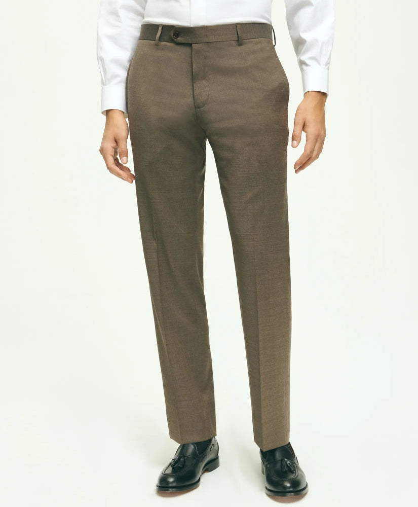 Men Traditional Fit Wool 1818 Dress Pants - Brooks Brothers sale