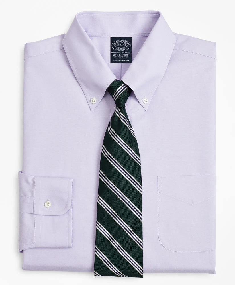 Shirts Big & Tall Stretch Dress Shirt, Non-Iron Pinpoint Button-Down Collar - Brooks Brothers For sale